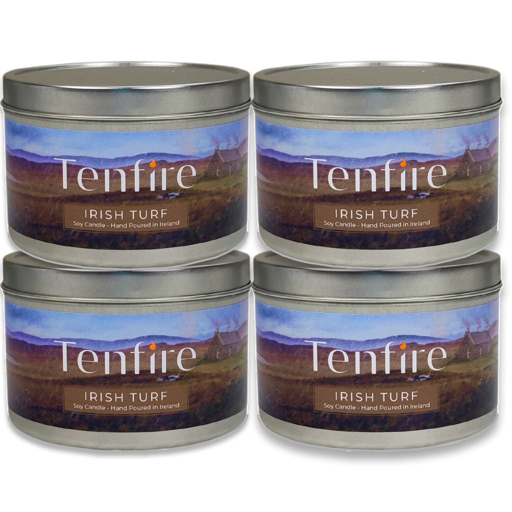 Irish Turf Soy Wax Candle Tin