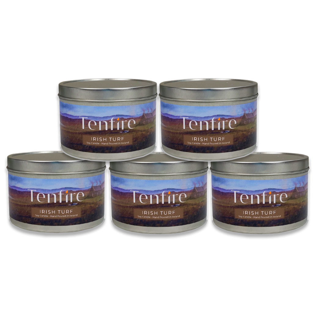 Irish Turf Soy Wax Candle Tin