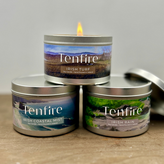 Irish Candles Gift Set - Turf, Coastal Mist & Rain