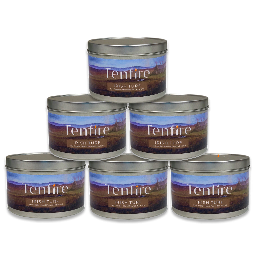 Irish Turf Soy Wax Candle Tin