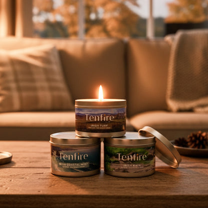 Irish Candles Gift Set - Turf, Coastal Mist & Rain